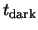 $t_{\rm dark}$